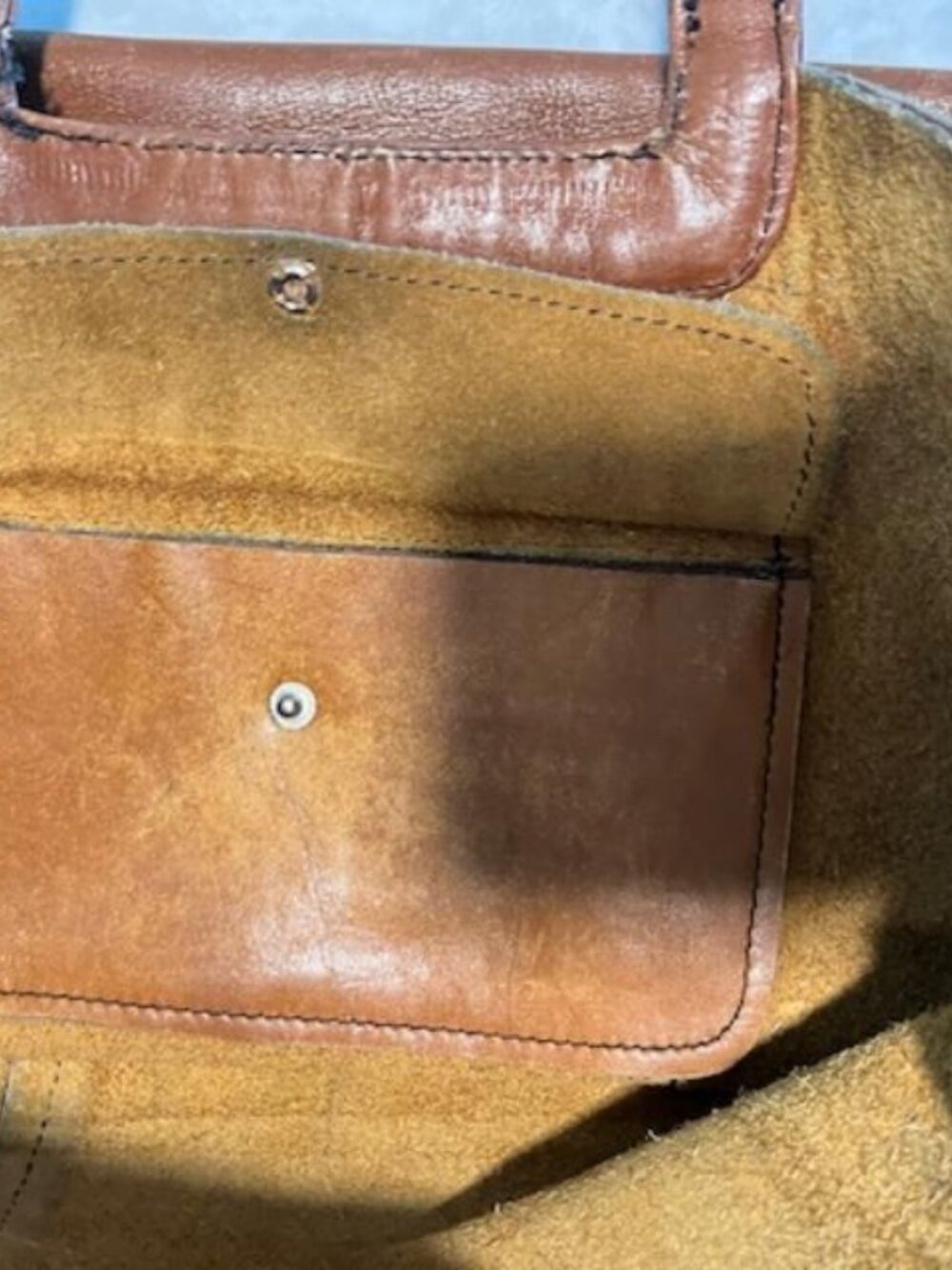UNISEX Fine Quality Soft Leather Executive Tote Bag/Handcrafted/Inner Pocket - Picture 7 of 7